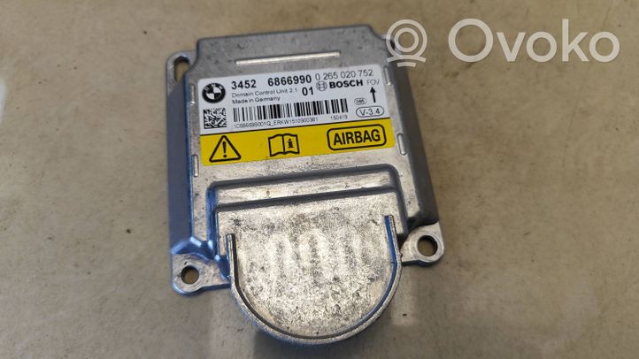 BMW 7 F01 F02 F03 F04 Module de contrôle airbag 6866990