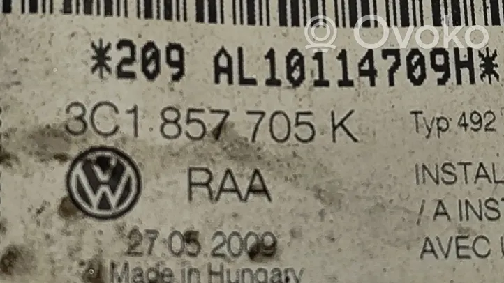 Volkswagen PASSAT CC Saugos diržas priekinis 3C1857705K