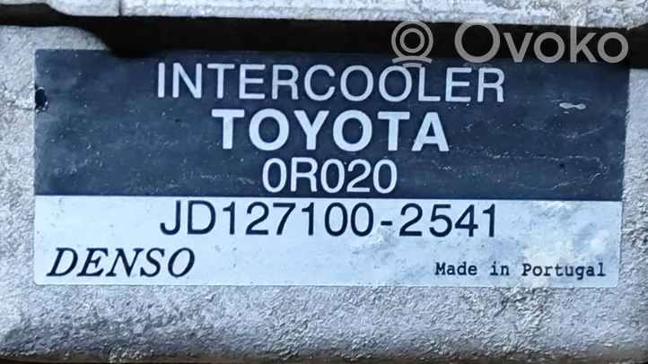 Toyota Auris 150 Välijäähdyttimen jäähdytin JD1271002541