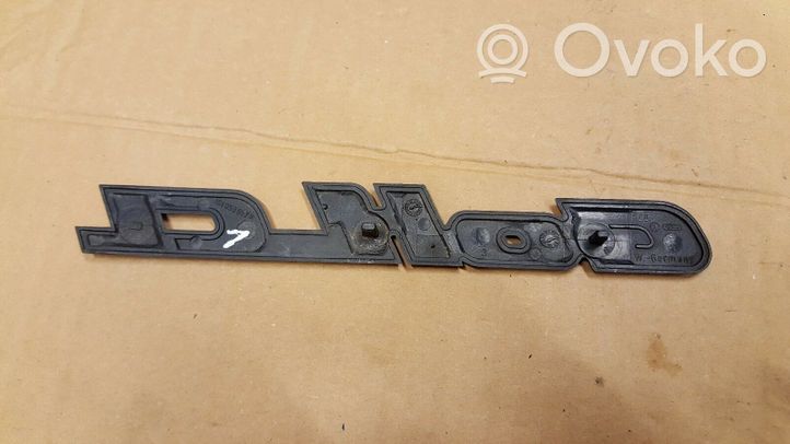 Volkswagen Golf II Rear loading door model letters 191853687K