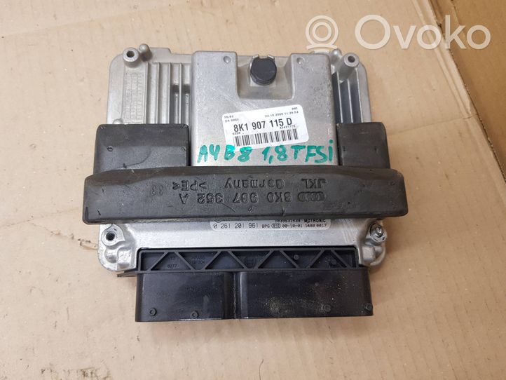 Audi A4 S4 B8 8K Calculateur moteur ECU 8K1907115D