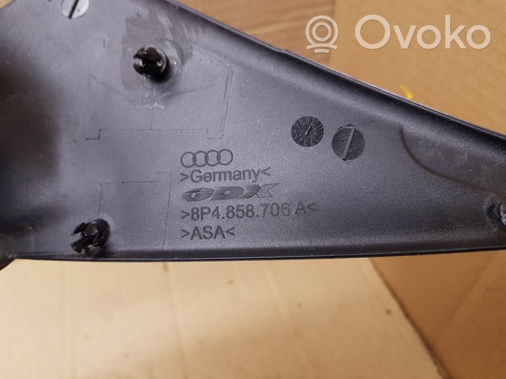 Audi A3 S3 A3 Sportback 8P Altro elemento di rivestimento della portiera anteriore 8P4858706A