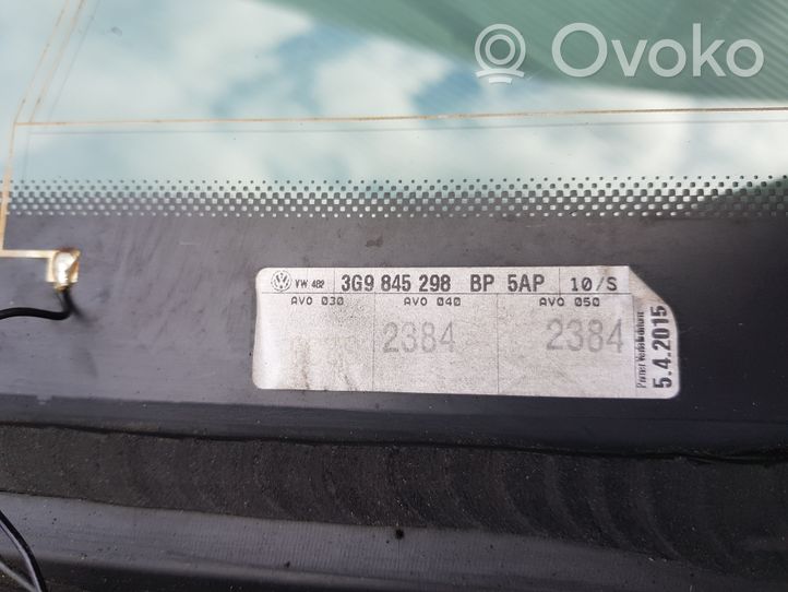 Volkswagen PASSAT B8 Galinis šoninis kėbulo stiklas 3G9845298