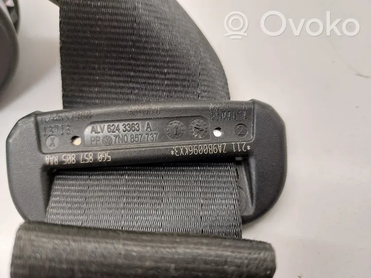 Volkswagen Golf VII Rear seatbelt 5G0857805