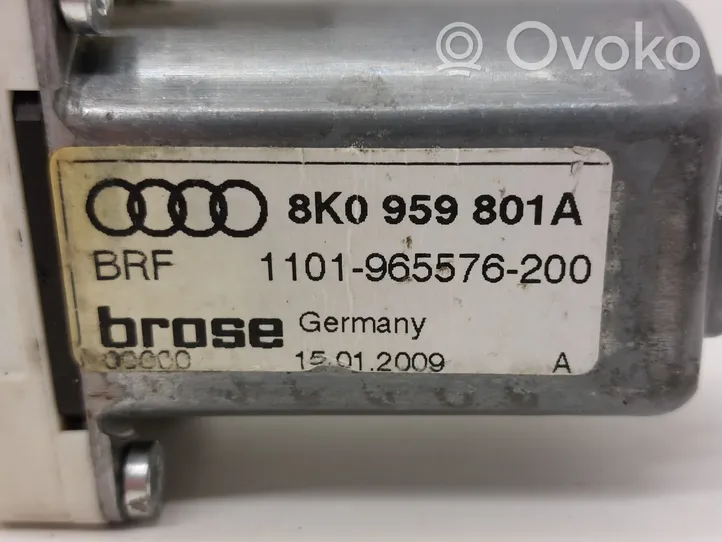 Audi A4 S4 B8 8K Priekinis varikliukas langų pakėlėjo 8K0959801A