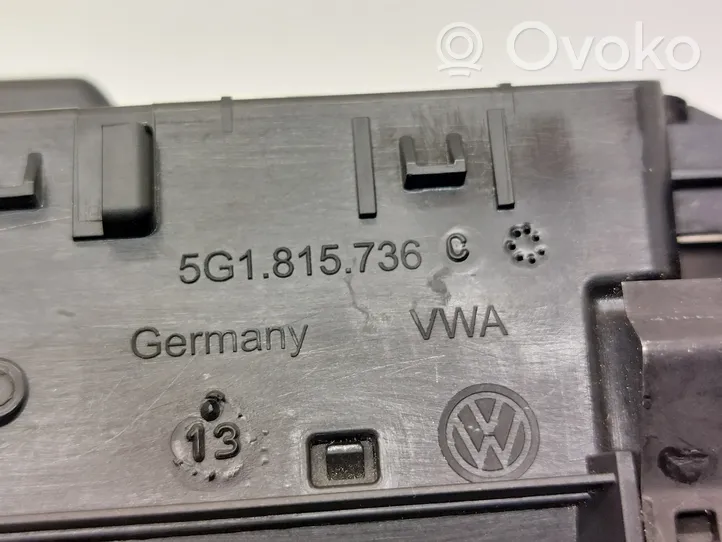 Volkswagen Golf VII Centrinės oro grotelės 5G1819728AC