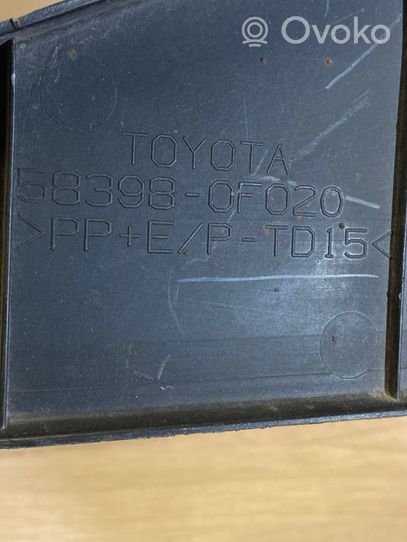 Toyota Verso Copertura/vassoio paraurti sottoscocca posteriore 583980F020