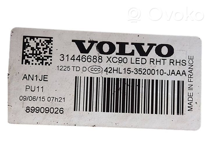 Volvo XC90 Комплект передних фар 31446688
