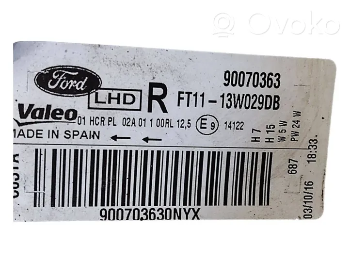 Ford Connect Phare frontale FT1113W029DB