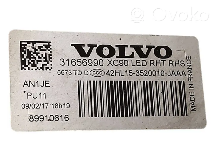 Volvo XC90 Lampa przednia 31656990