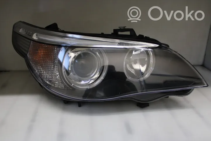 BMW 5 E60 E61 Lampa przednia 63127165562