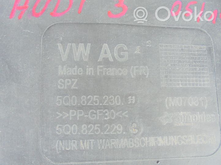 Audi A3 S3 8V Vidusdaļas apakšas aizsargs 5Q0825230H