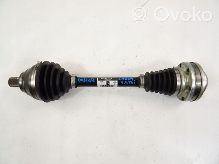 Volkswagen Caddy Front driveshaft 2K0407271B