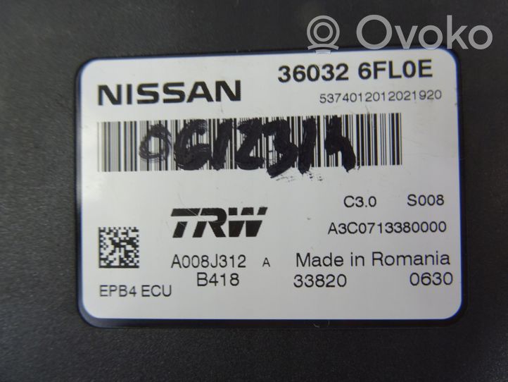 Nissan X-Trail T32 Moduł / Sterownik hamulca 360326FLOE