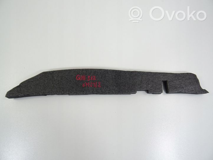 Nissan Qashqai J12 Support, joint d'aile caoutchouc en mousse 