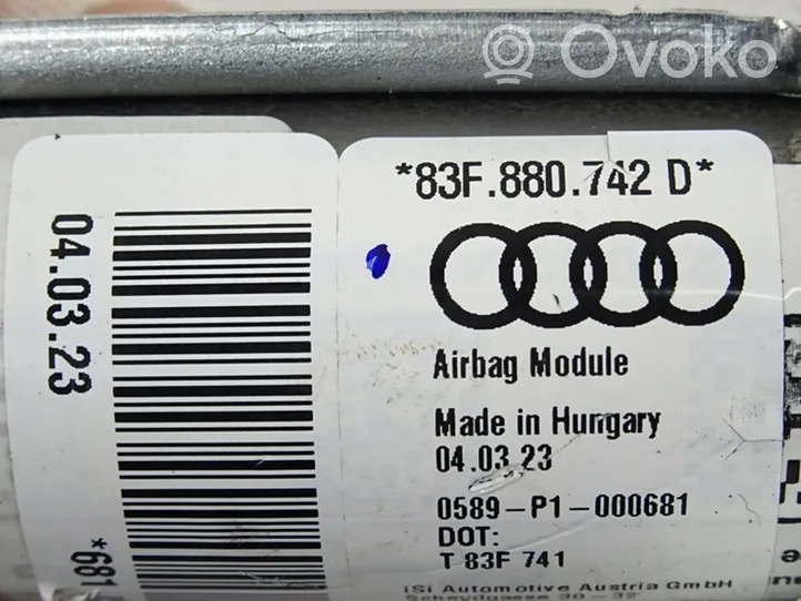 Audi Q3 F3 Kattoturvatyyny 83F880742D