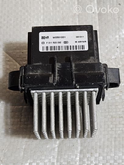 Dodge Grand Caravan Heater blower motor/fan resistor W0591001