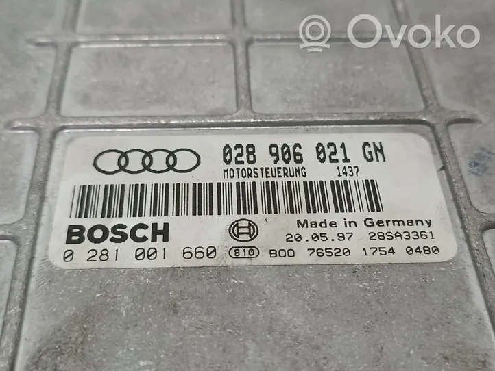 Audi A4 S4 B5 8D Moottorin ohjainlaite/moduuli 