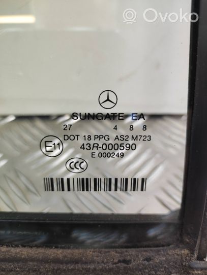 Mercedes-Benz S W221 Dreiecksfenster Dreiecksscheibe Tür hinten 43R000590