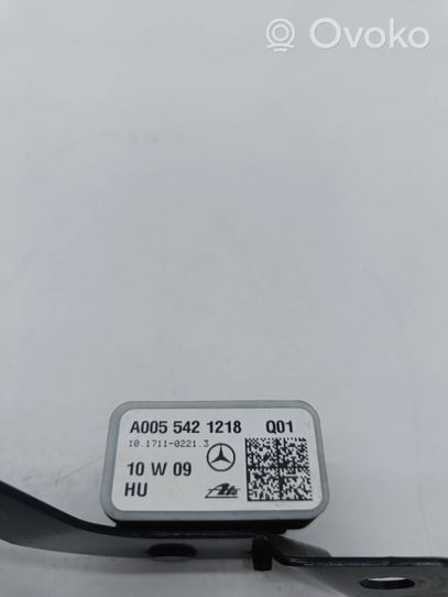 Mercedes-Benz E W212 Airbag deployment crash/impact sensor A0055421218