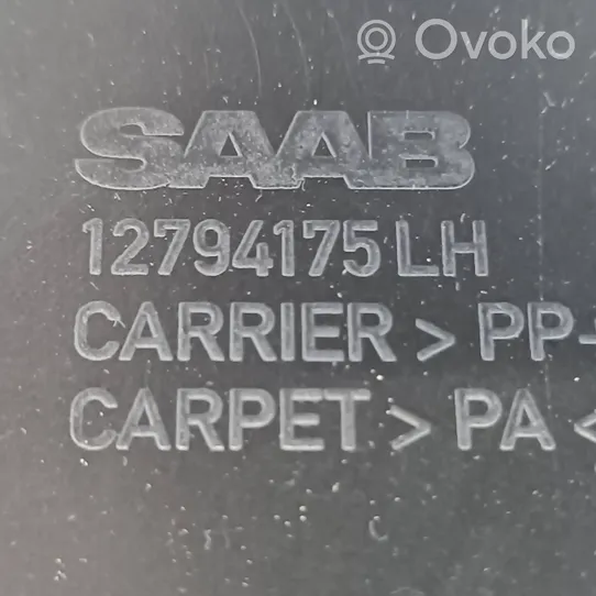 Saab 9-3 Ver2 Rivestimento pannello inferiore del bagagliaio/baule 12794175