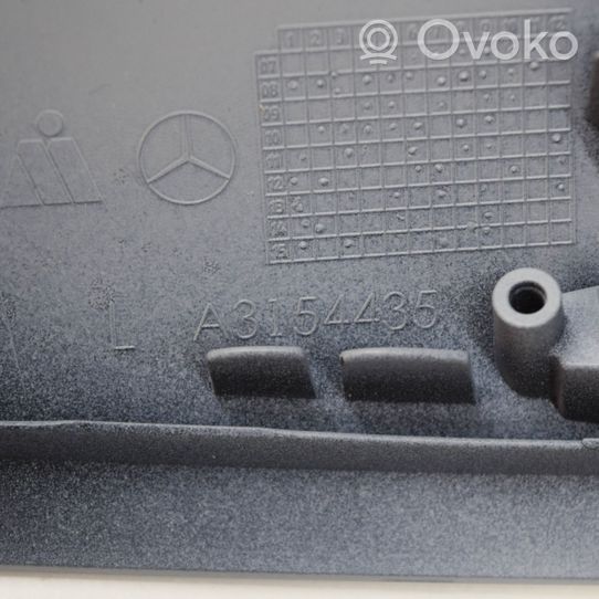 Mercedes-Benz SL R230 Copertura in plastica per specchietti retrovisori esterni A3154335