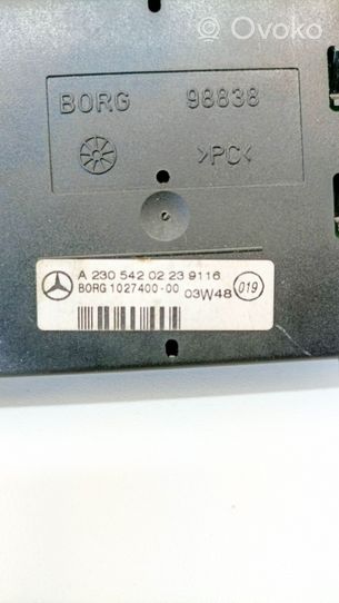 Mercedes-Benz SL R230 Muu sisätilojen osa A2305420223