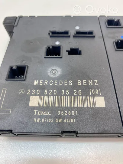 Mercedes-Benz SL R230 Durvju vadības bloks 2308203526