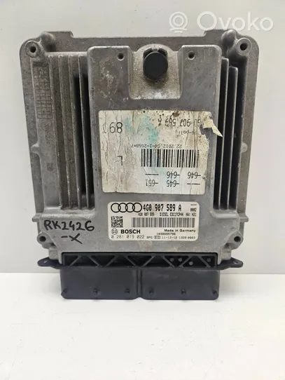 Audi A6 S6 C7 4G Calculateur moteur ECU 4G0907589A