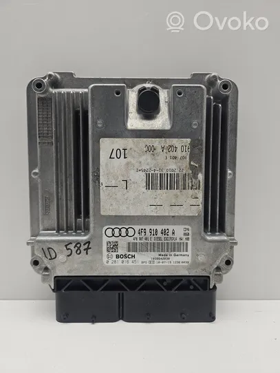 Audi A6 S6 C6 4F Calculateur moteur ECU 4F9910402A