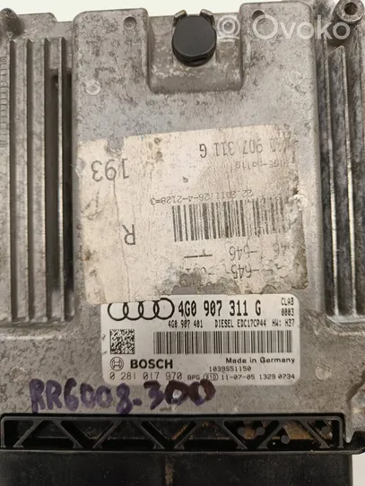 Audi A6 S6 C7 4G Centralina/modulo del motore 4G0907311G