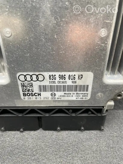 Audi A4 S4 B7 8E 8H Komputer / Sterownik ECU silnika 03G906016KP