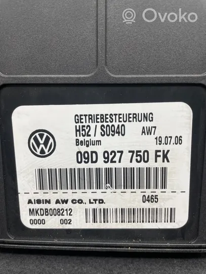 Audi Q7 4L Pārnesumkārbas vadības bloks 09D927750FK