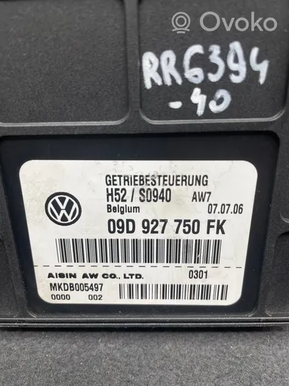 Audi Q7 4L Pārnesumkārbas vadības bloks 09D927750FK