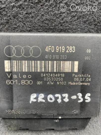 Audi A6 S6 C6 4F Centralina/modulo sensori di parcheggio PDC 4F0919283