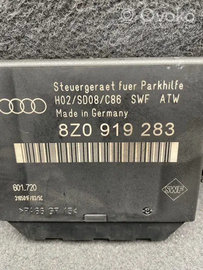 Audi A2 Unité de commande, module PDC aide au stationnement 8Z0919283