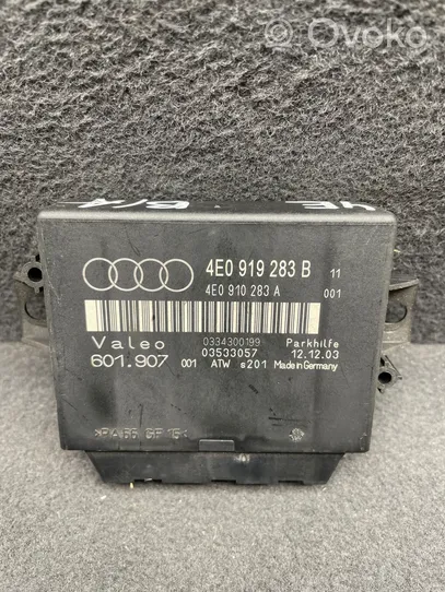 Audi A8 S8 D3 4E Unité de commande, module PDC aide au stationnement 4E0919283B