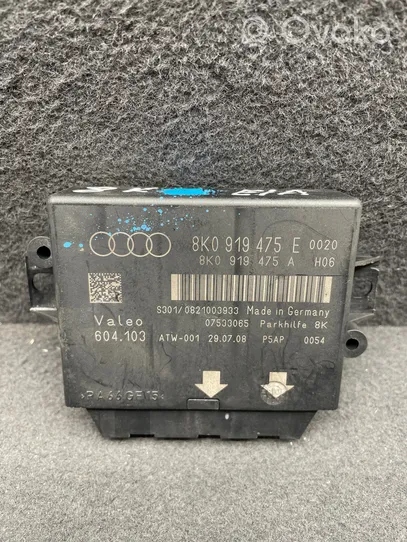 Audi A5 8T 8F Unité de commande, module PDC aide au stationnement 8K0919475E