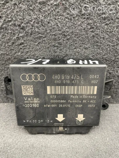 Audi A7 S7 4G Centralina/modulo sensori di parcheggio PDC 4H0919475L