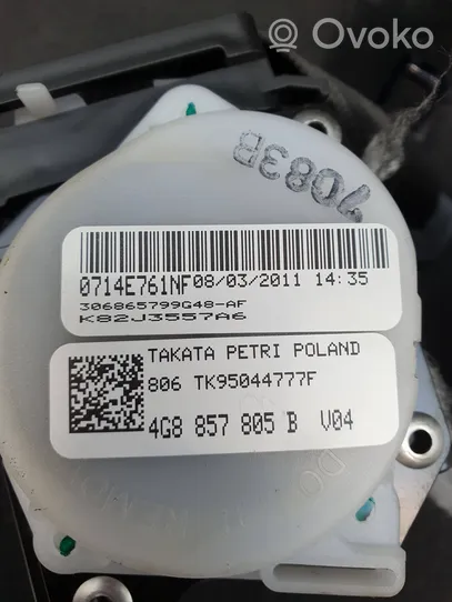 Audi A7 S7 4G Pas bezpieczeństwa fotela tylnego 4G8857805B