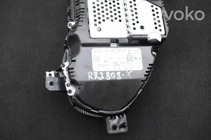 Audi A7 S7 4G Tachimetro (quadro strumenti) 4G8920981S