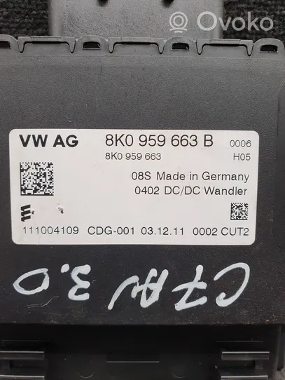 Audi A6 S6 C7 4G Przetwornica napięcia / Moduł przetwornicy 8K0959663B