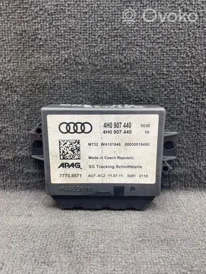 Audi A6 S6 C7 4G Pysäköintitutkan (PCD) ohjainlaite/moduuli 4H0907440