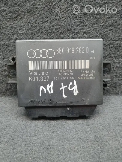 Audi A4 S4 B7 8E 8H Parkošanas (PDC) vadības bloks 8E0919283D