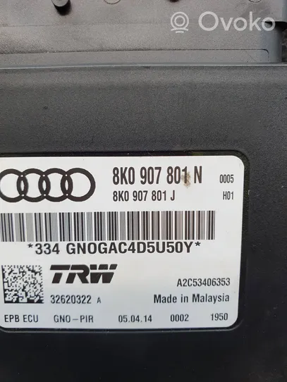 Audi A4 S4 B8 8K Module de commande de frein à main 8K0907801N