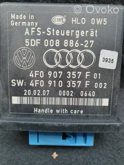 Audi A6 S6 C6 4F Muut ohjainlaitteet/moduulit 4F0907357F