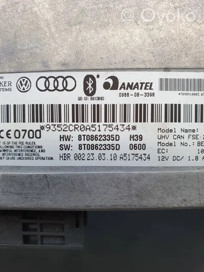 Audi A4 S4 B8 8K Centralina/modulo bluetooth 8T0862335D