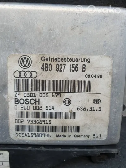 Audi A6 S6 C5 4B Pārnesumkārbas vadības bloks 4B0927156B