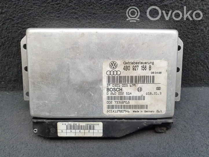 Audi A6 S6 C5 4B Gearbox control unit/module 4B0927156B