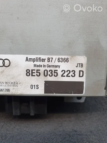 Audi A4 S4 B7 8E 8H Amplificatore 8E5035223D